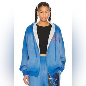 Boys Lie Electric Love Interlock Zip-up Hoodie